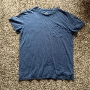 Men's Blue Crew Neck T-Shirt
